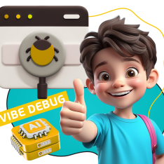 Тестирование & Vibe Debug. Охотники за багами - КИБЕРшкола программирования для детей, компьютерные курсы для школьников, начинающих и подростков - KIBERone г. Кинешма