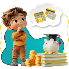 Финансовый интеллект вместе KIBERone - КИБЕРшкола программирования для детей, компьютерные курсы для школьников, начинающих и подростков - KIBERone г. Кинешма