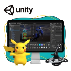 Мир игр на Unity 2D на популярном движке + AI-помощники - КИБЕРшкола программирования для детей, компьютерные курсы для школьников, начинающих и подростков - KIBERone г. Кинешма